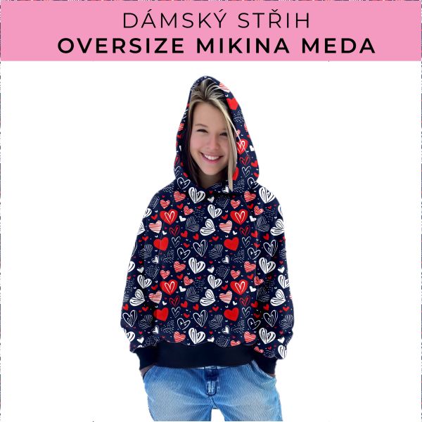 Dámský střih - mikina Meda