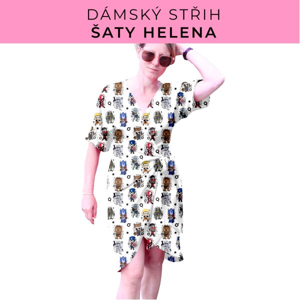 Dámský střih na šaty  Helena