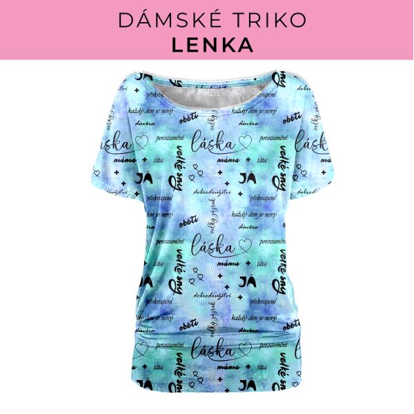 DÁMSKÝ střih - Triko Lenka