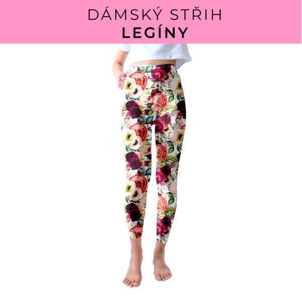 DÁMSKÝ střih - legíny SPORT - SLIM FIT