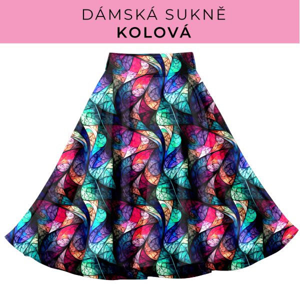 DÁMSKÝ střih - Kolová sukně