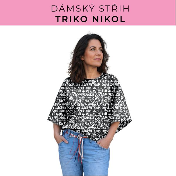 Dámský střih -  triko Nikol