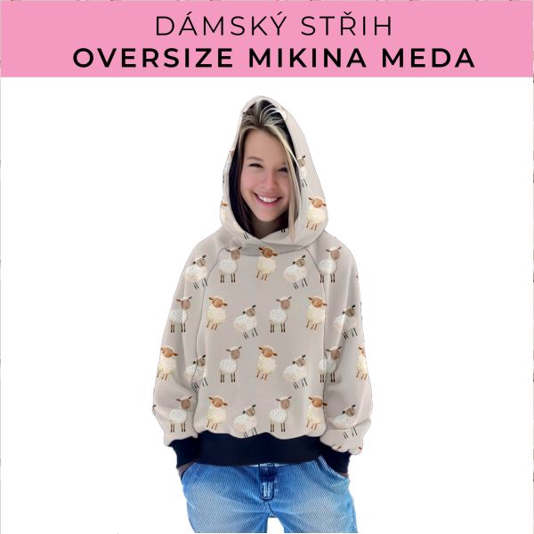 Dámský střih - mikina Meda