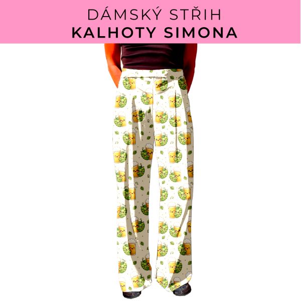 Dámský střih - kalhoty Simona