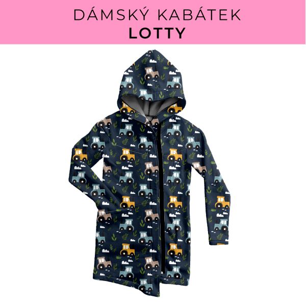 DÁMSKÝ střih - Kabátek Lotty