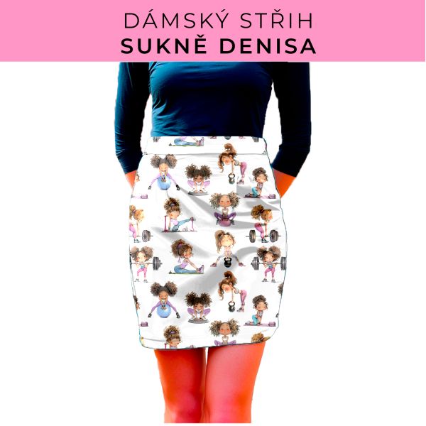 Dámský střih - Dámská sukně Denisa