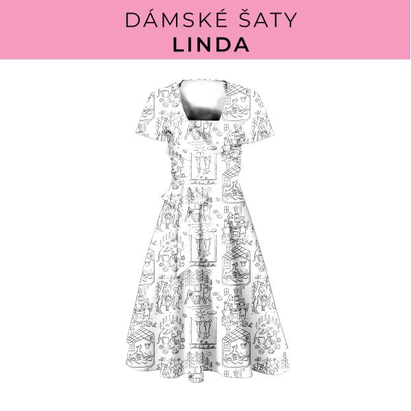 DÁMSKÝ střih - šaty Linda