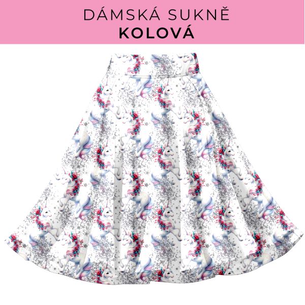 DÁMSKÝ střih - Kolová sukně