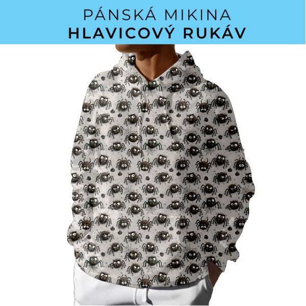 PÁNSKÝ střih - mikina s kapucí