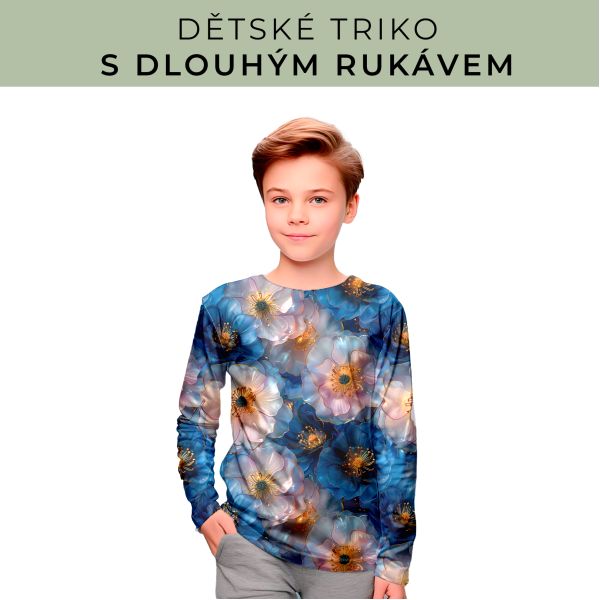 DĚTSKÝ střih - triko dlouhý rukáv