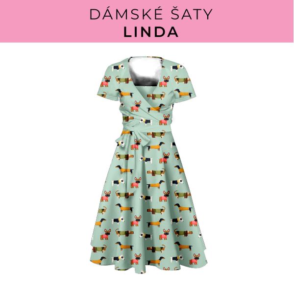 DÁMSKÝ střih - šaty Linda
