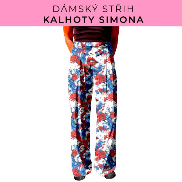 Dámský střih - kalhoty Simona