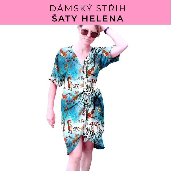 Dámský střih na šaty  Helena