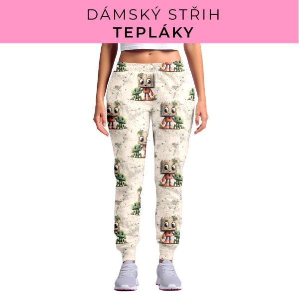 DÁMSKÝ střih - tepláky