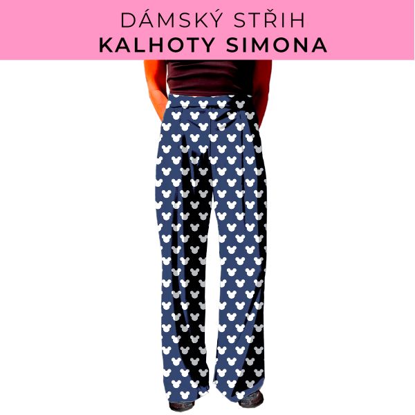 Dámský střih - kalhoty Simona