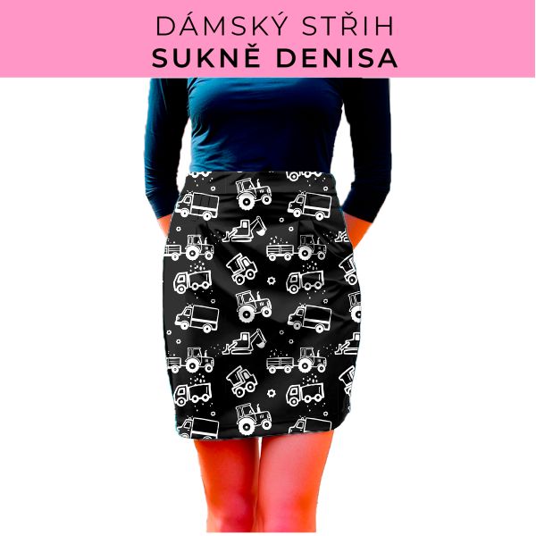 Dámský střih - Dámská sukně Denisa