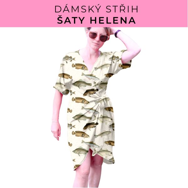 Dámský střih na šaty  Helena