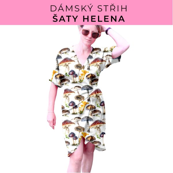 Dámský střih na šaty  Helena