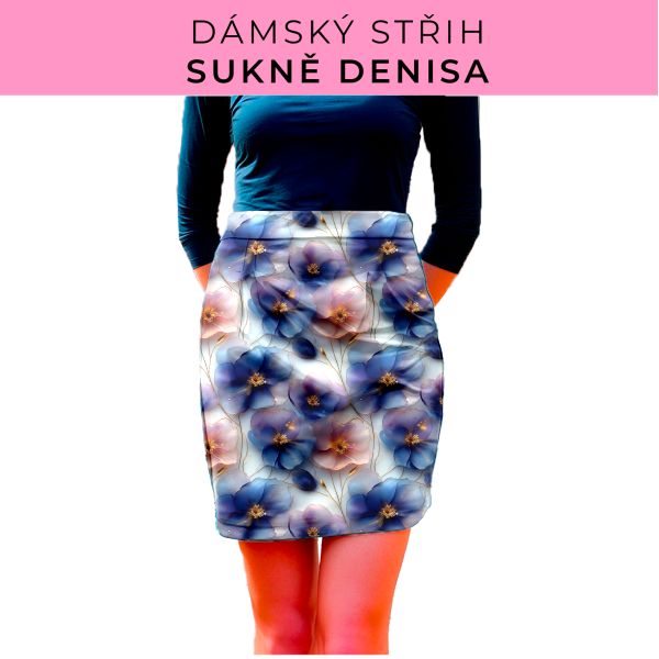 Dámský střih - Dámská sukně Denisa
