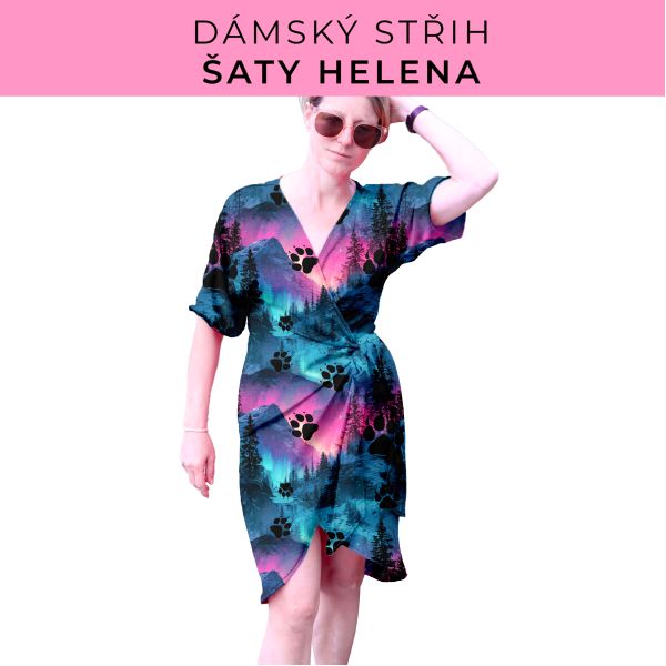 Dámský střih na šaty  Helena