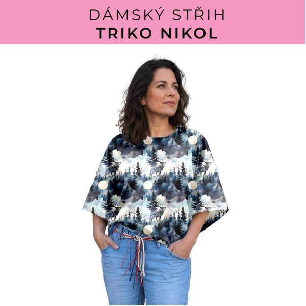 Dámský střih -  triko Nikol