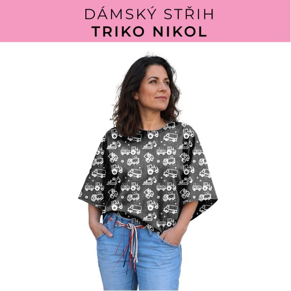 Dámský střih -  triko Nikol