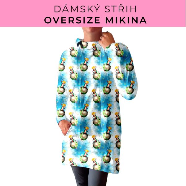 DÁMSKÝ střih - Oversize mikina