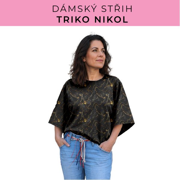 Dámský střih -  triko Nikol