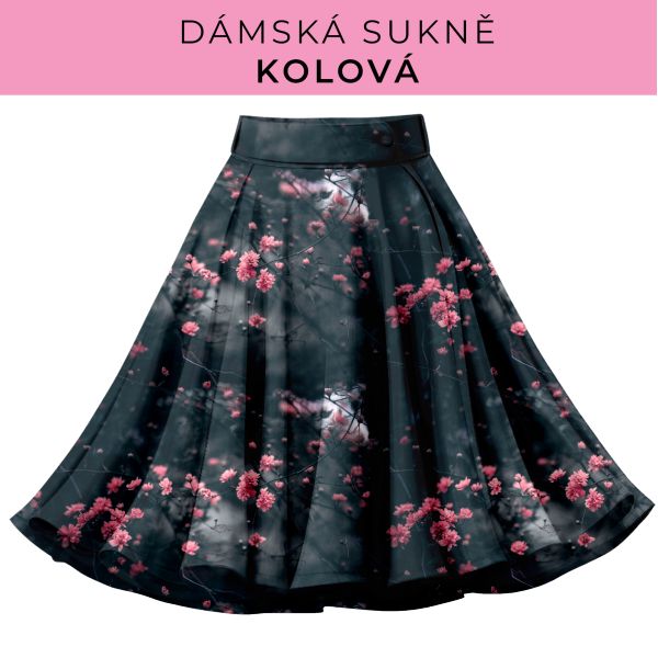 DÁMSKÝ střih - Kolová sukně