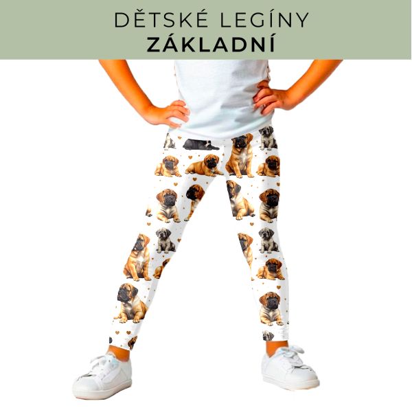 DĚTSKÝ střih - legíny základní