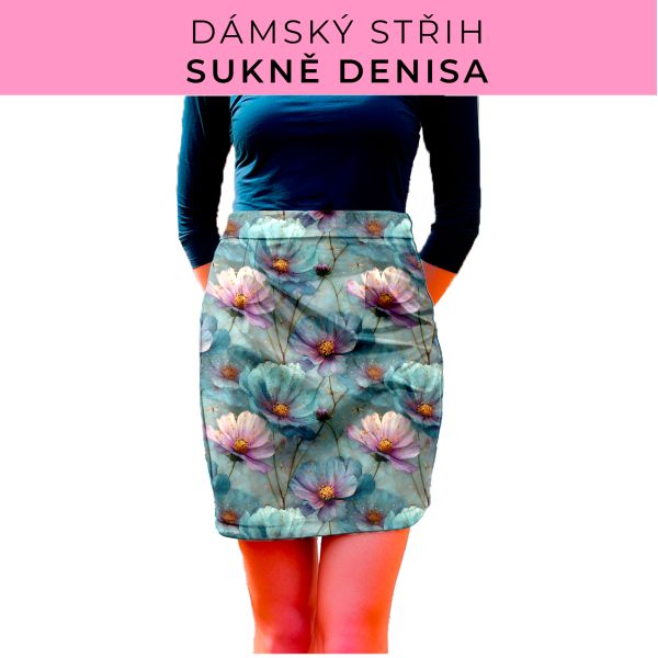 Dámský střih - Dámská sukně Denisa