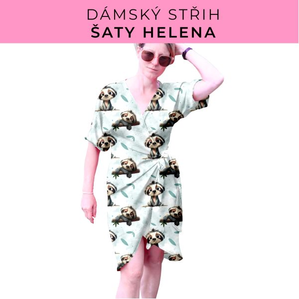 Dámský střih na šaty  Helena