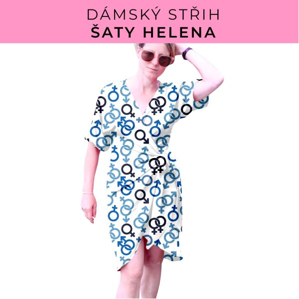 Dámský střih na šaty  Helena