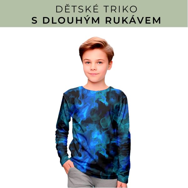 DĚTSKÝ střih - triko dlouhý rukáv