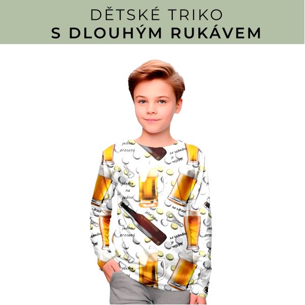 DĚTSKÝ střih - triko dlouhý rukáv