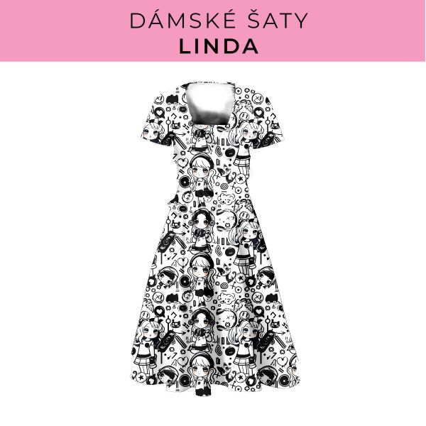 DÁMSKÝ střih - šaty Linda