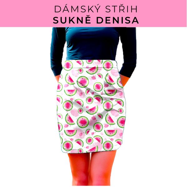 Dámský střih - Dámská sukně Denisa