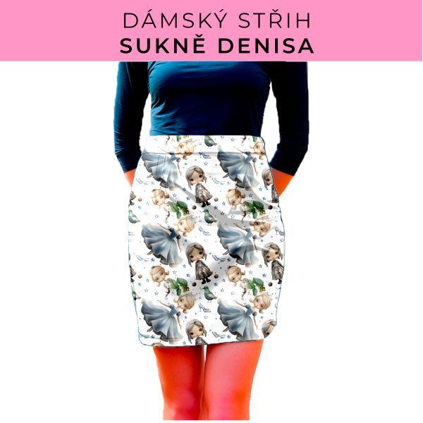 Dámský střih - Dámská sukně Denisa