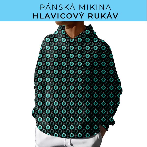 PÁNSKÝ střih - mikina s kapucí