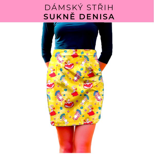 Dámský střih - Dámská sukně Denisa