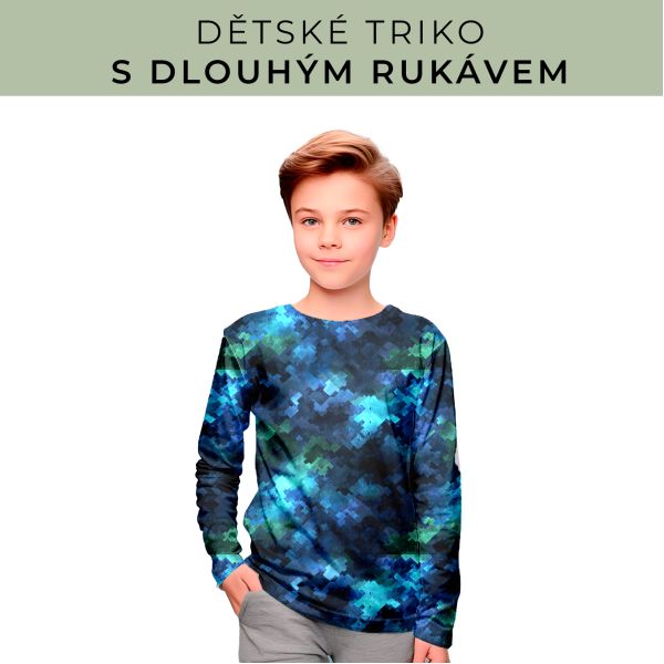 DĚTSKÝ střih - triko dlouhý rukáv