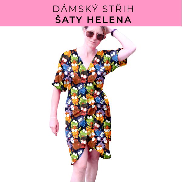 Dámský střih na šaty  Helena