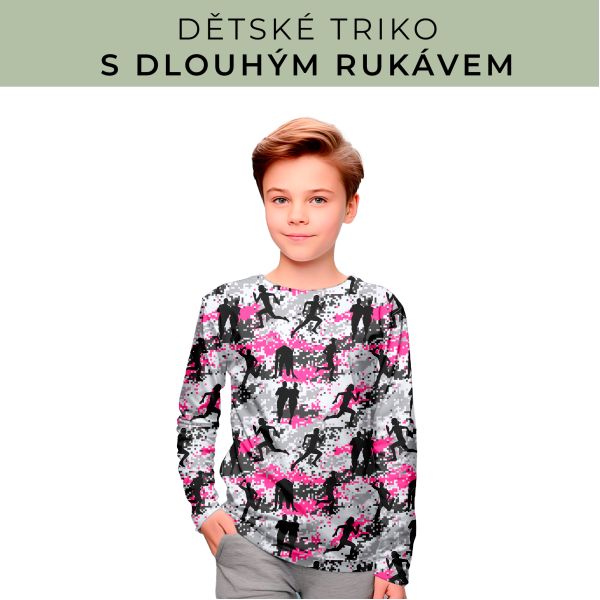DĚTSKÝ střih - triko dlouhý rukáv