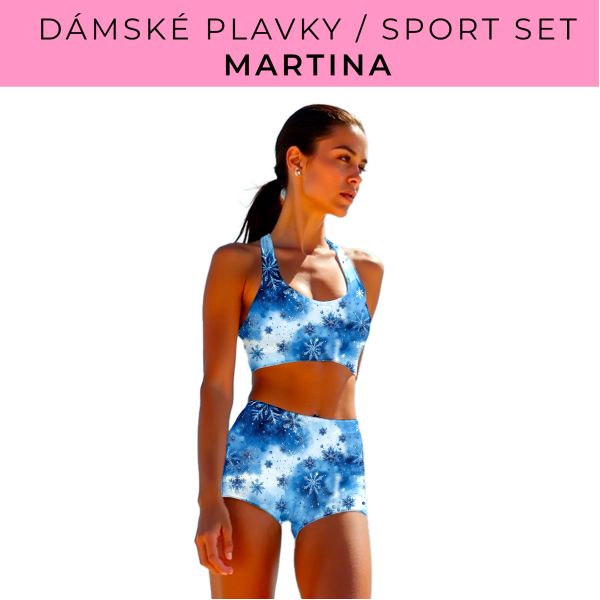 Dámský střih - plavky / sportovní set Martina