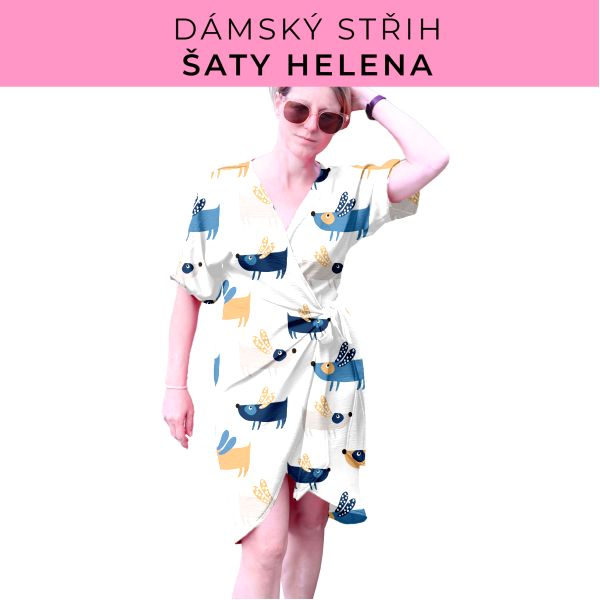 Dámský střih na šaty  Helena