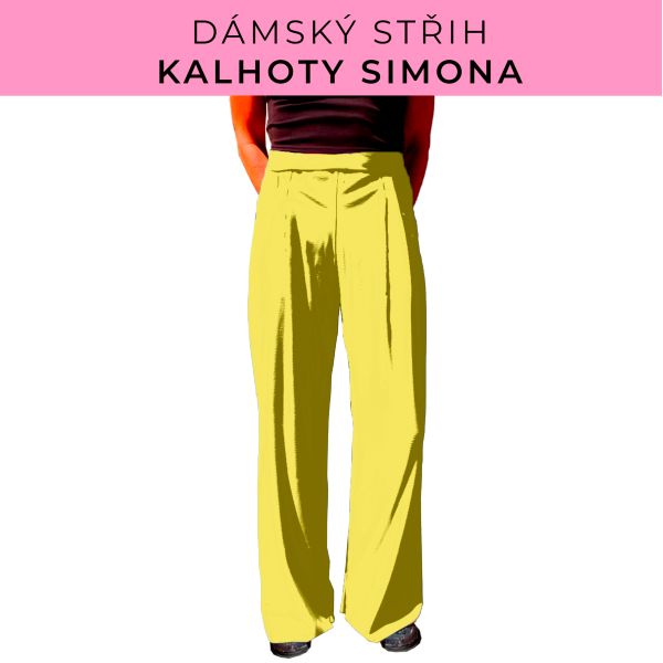 Dámský střih - kalhoty Simona