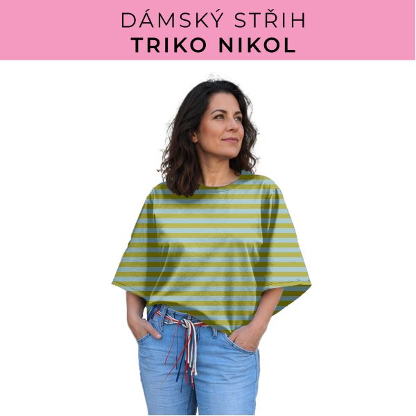 Dámský střih -  triko Nikol