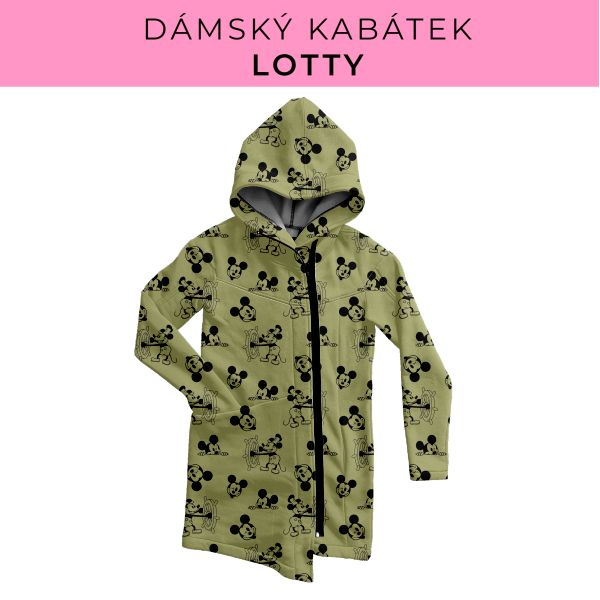 DÁMSKÝ střih - Kabátek Lotty