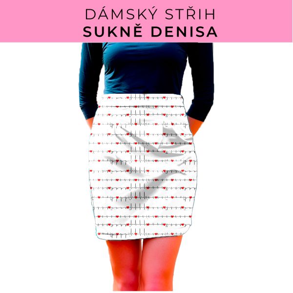 Dámský střih - Dámská sukně Denisa