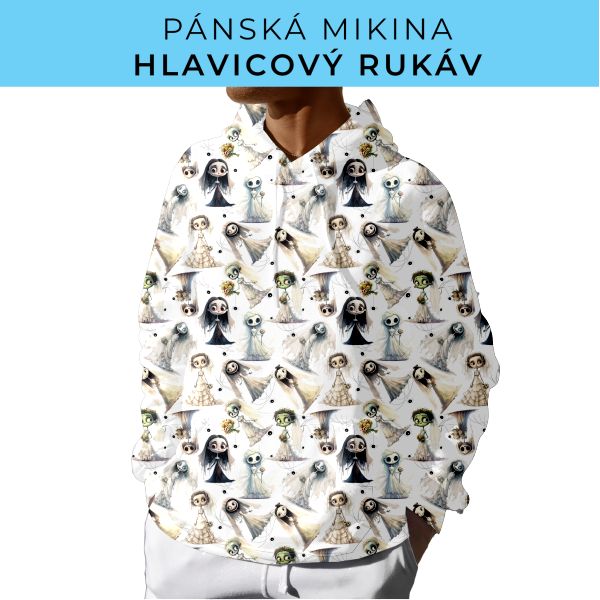 PÁNSKÝ střih - mikina s kapucí